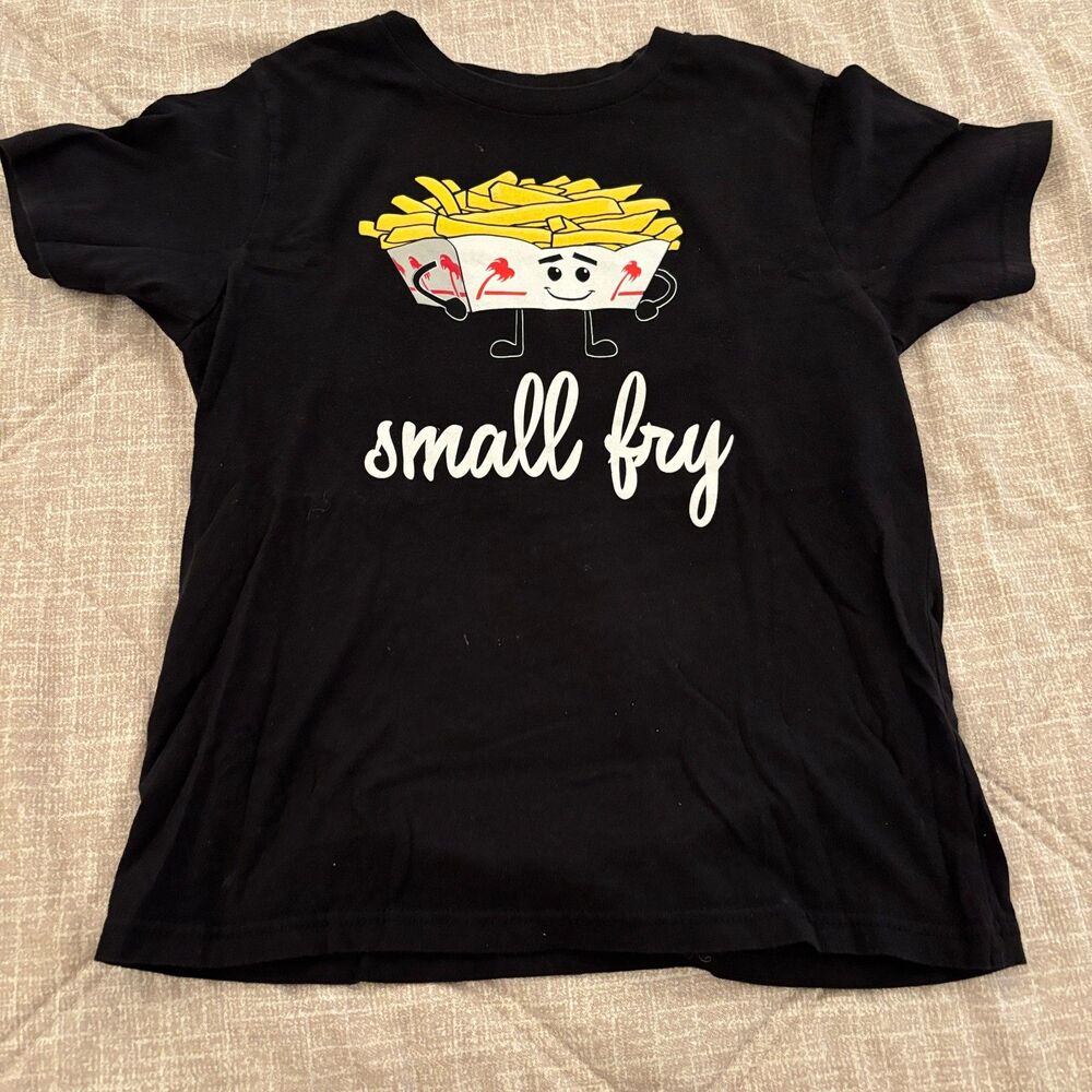 Official In-N-Out Burger "Small Fry" Graphic T-Shirt Youth Kids Size Medium (M)